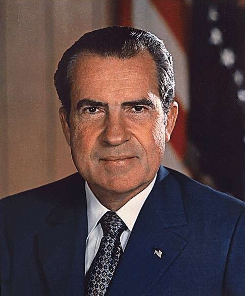 od „Afery Watergate” lewicowość dziennikarzy stała się powszechna, na zdj. prezydent Richard Nixon